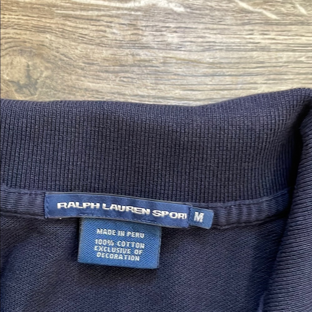 Polo by Ralph Lauren Navy Polo Shirt Dress with White Logo - Picture 3 of 10